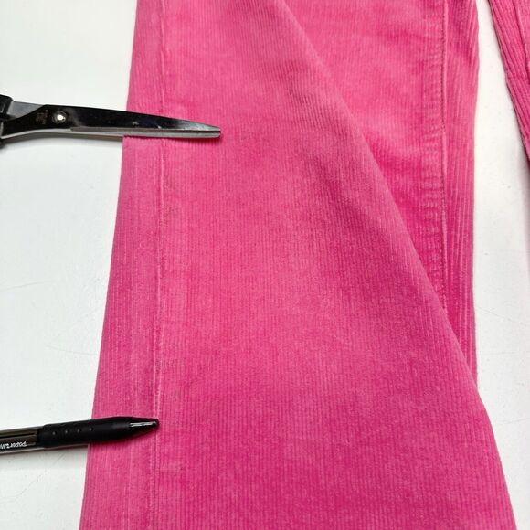 Rollas Corduroy Jeans 26 Original Straight Hot Pink Hi Rise Preppy Barbie *Flaw - Picture 3 of 14